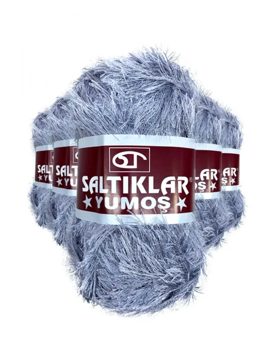 5 Adet Yumoş Sakallı El Örgü Ipi Yünü 06