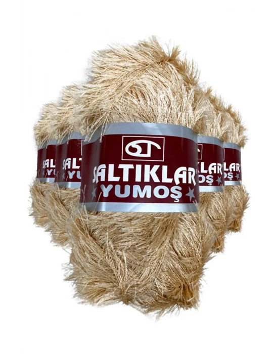 5 Adet Yumoş Sakallı El Örgü Ipi Yünü 100