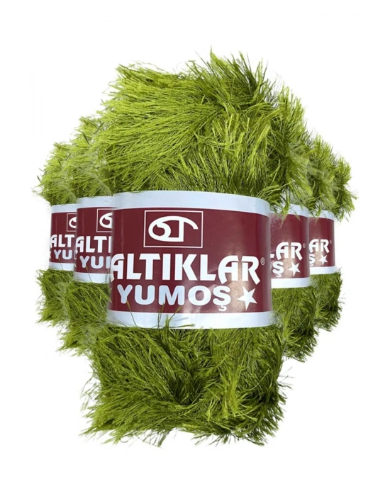 5 Adet Yumoş Sakallı El Örgü Ipi Yünü 44