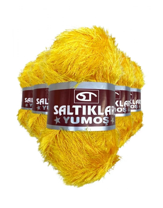 5 Adet Yumoş Sakallı El Örgü Ipi Yünü 75