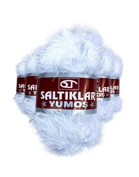 5 Adet Yumoş Sakallı El Örgü Ipi Yünü OPTİK