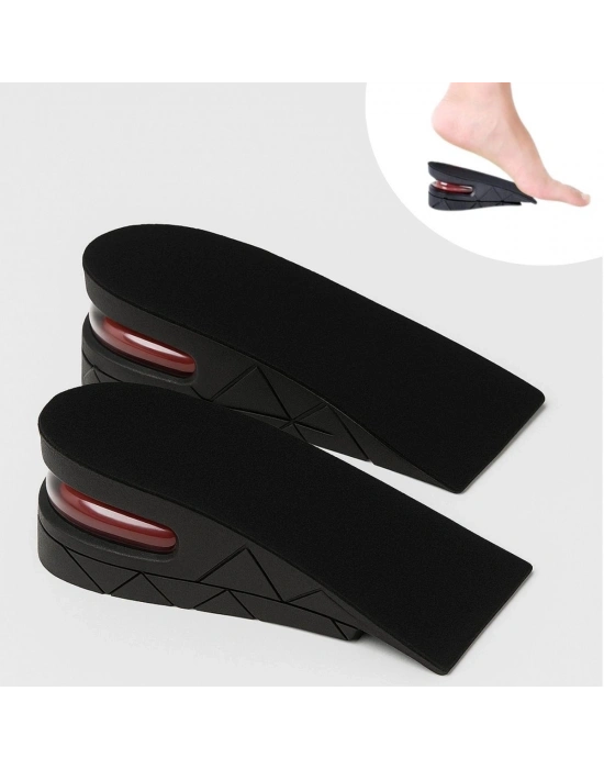 ®  5 cm Boy Uzatıcı Silikon Ortopedik Topuk Tabanlık – Yüksek Konforlu Gizli Yükseltici Ped (Unisex)