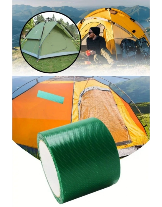 ®  5 cm x 5 mt. Yapışkanlı  Çadır Tente Hortum Tamir Bandı
