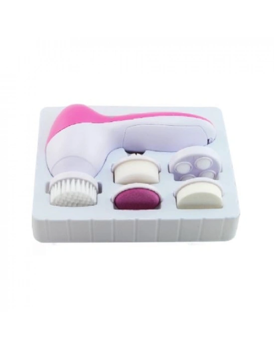5 iN 1 Pilli Yüz Temizleme,Masaj ve Peeling Fırça seti