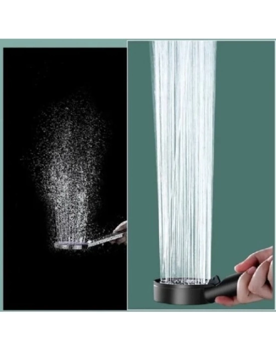 5 Kademeli Duş Başlığı Siyah