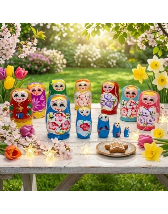 5li Ahşap Matruşka