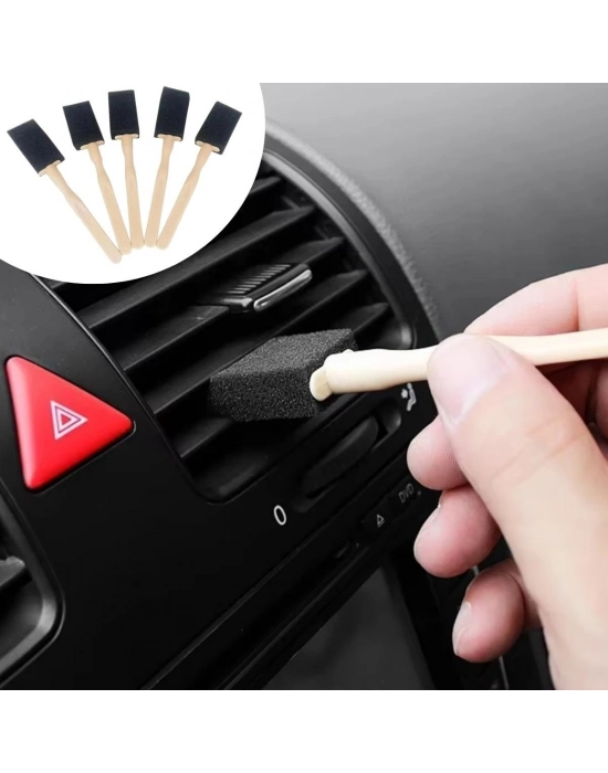 ®  5li Araba Havalandırma Temizleme Fırçaları Klima Çıkışları,Toz Alma&Otomobil İçi Detaylı Mini Temizlik Aparatları