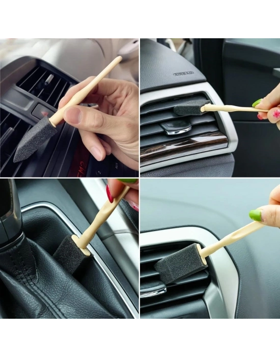 ®  5li Araba Havalandırma Temizleme Fırçaları Klima Çıkışları,Toz Alma&Otomobil İçi Detaylı Mini Temizlik Aparatları