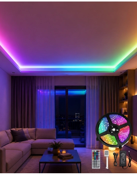 5 METRE 3 ŞERİTLİ LED