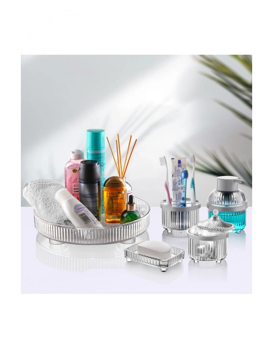 5 Parça Banyo Seti Beyaz