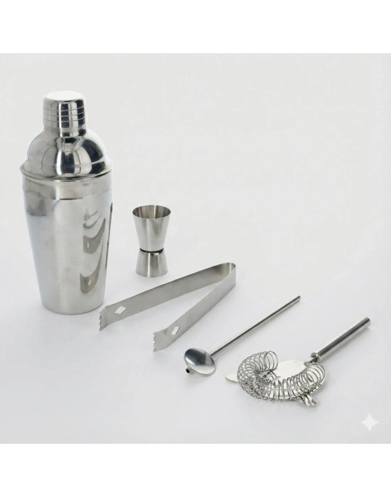 5 Parça Kokteyl Hazırlama Seti 550 Ml