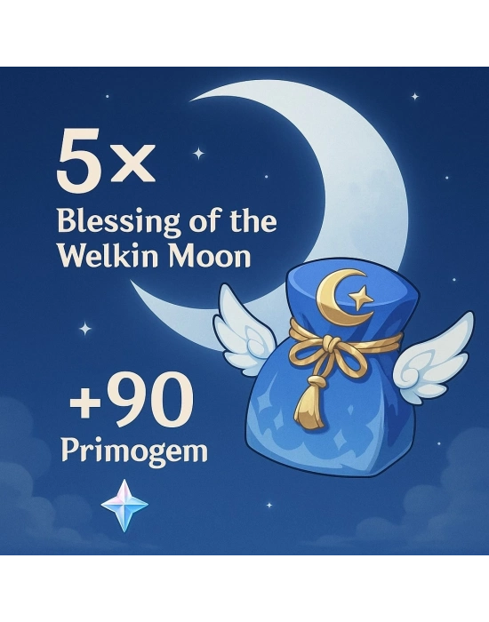 5 X Blessing Of The Welkin Moon
