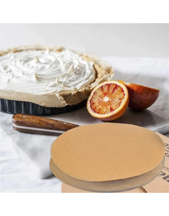 ®  50 Adet Air Fryer Pişirme Kağıdı Yağ Geçirmez  21,5 cm Yuvarlak Model XXL Model Uyumlu