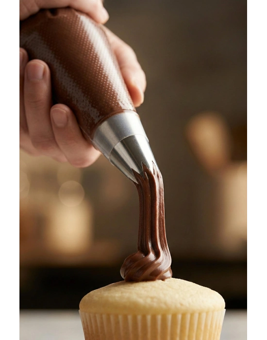 50 Adet Tek Kullanımlık Şeffaf Krema Sıkma Torbası Seti