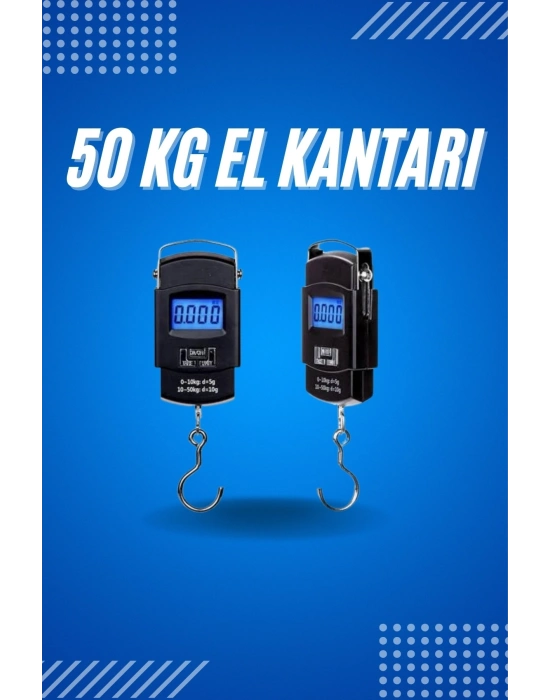 ® 50 Kg Dijital El Terazisi Cep Tartısı El Kantarı Terazi