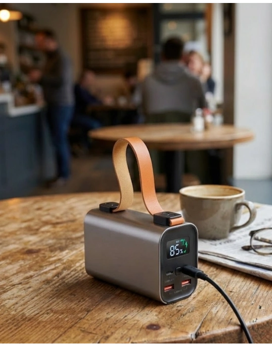 ® 50000mAh Süper Fast Charge LED Işıklı Taşınabilir Power Bank