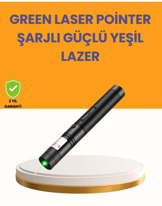 5000mW Yeşil  Profesyonel Uzun Menzilli