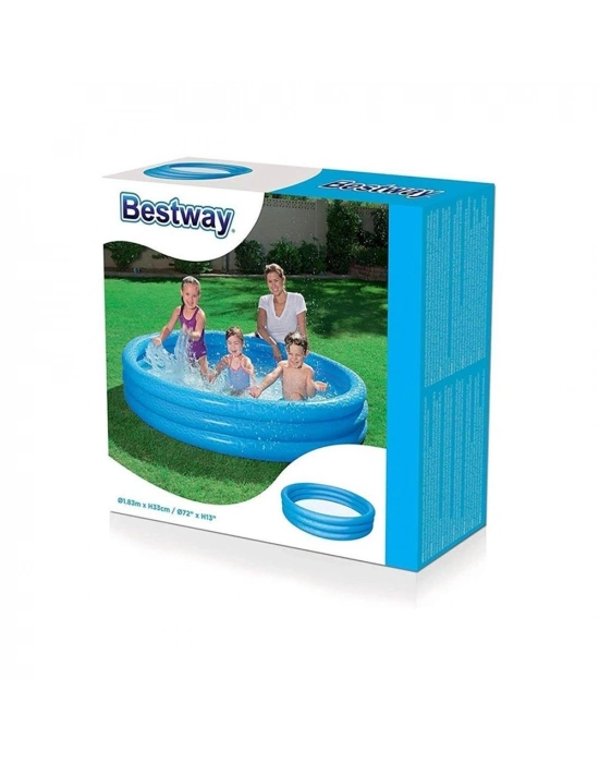 ®  51027 Üç Halkalı Renkli Şişme Havuz 183 X 33cm