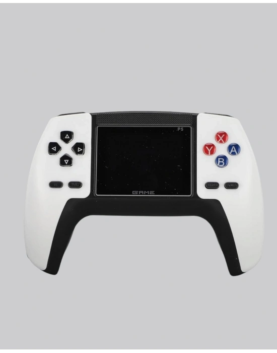 520 Klasik Oyunlu P5™ ControllerView Retro Konsol – Şarjlı,  Ergonomik Tasarım