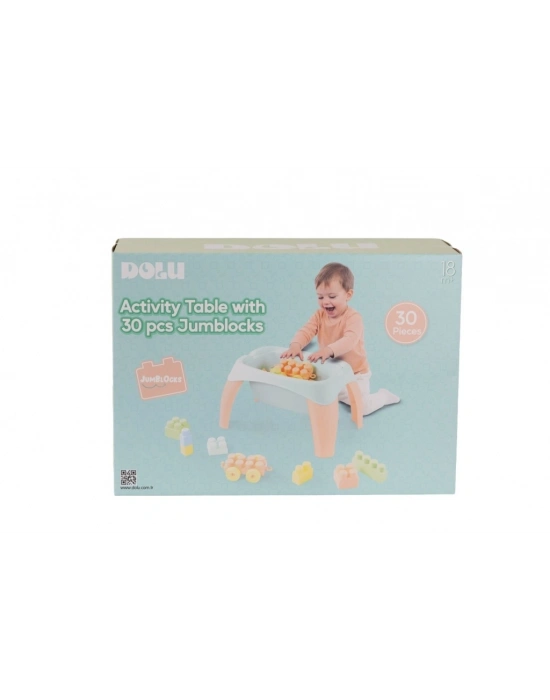 ® 5211 OYUNCAK AKTİVİTE OYUN MASASI 30 PARÇA MEGA BLOK