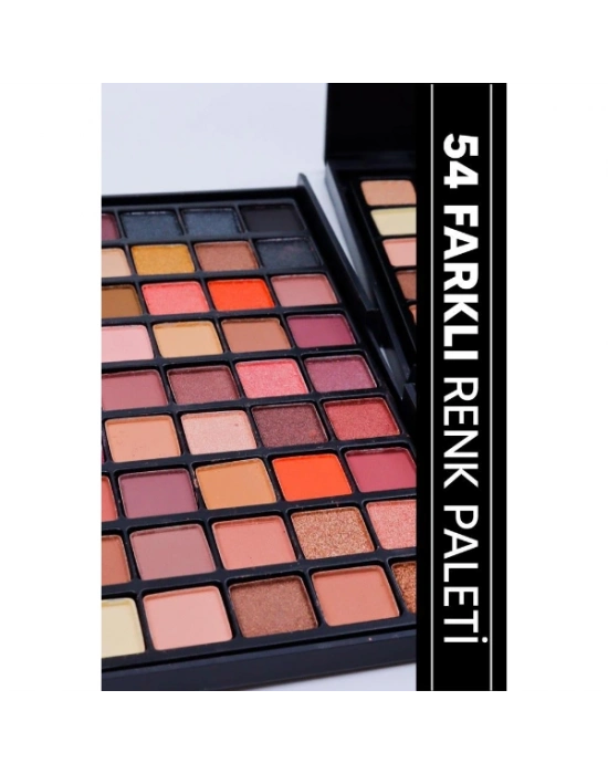 54lü Mat Sedefli Far Paleti