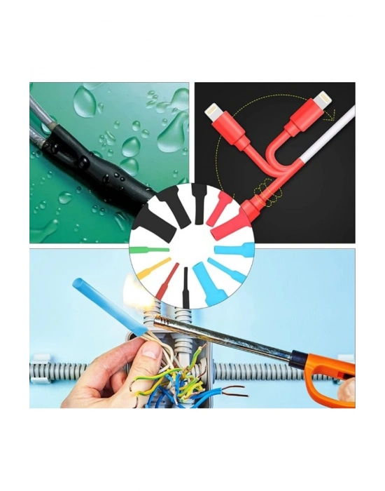 ® 560 Parça Set Isıyla Daralan Makaron Kablo Koruyucu Kılıf