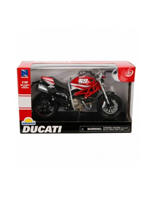 ®  57523 SUN-NRY- 1 12 MTR DUCATI MANSTER 796 N 69 KRMZ