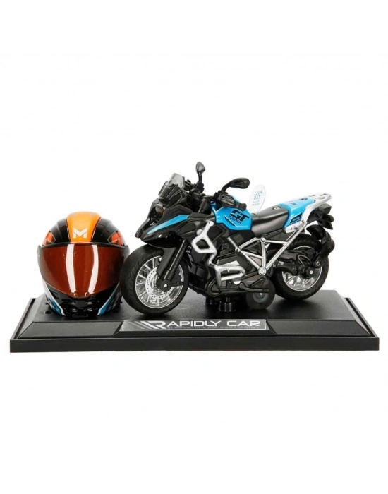 ® 5834 MOTOSİKLET 1 14 KASKLI FİGÜR PB 3R SES IŞIK