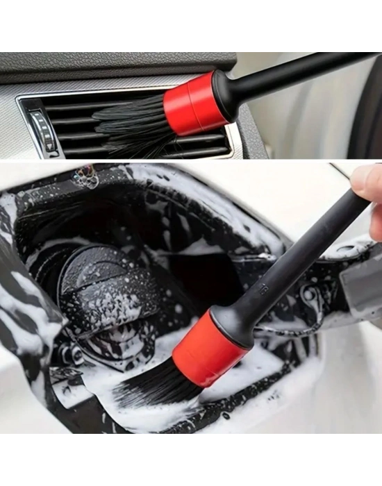 ®  5’li Çok Amaçlı Araç İçi ve Dış Yüzey Temizlik & Detaylandırma Fırça Seti