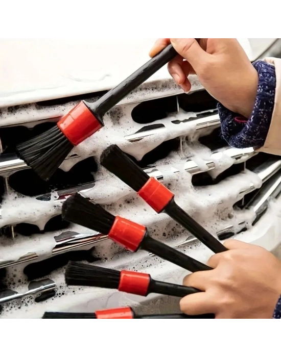 ®  5’li Çok Amaçlı Araç İçi ve Dış Yüzey Temizlik & Detaylandırma Fırça Seti