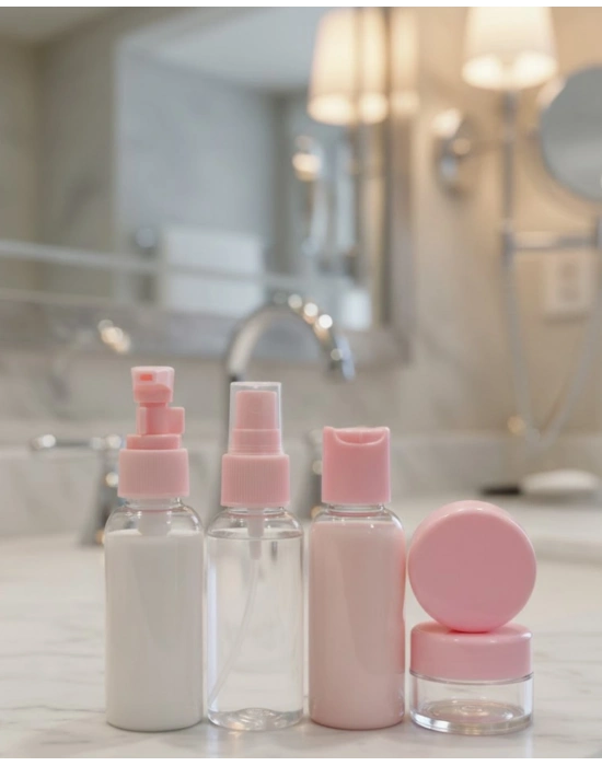 5Lİ SEYAHAT ŞİŞESİ PEMBE