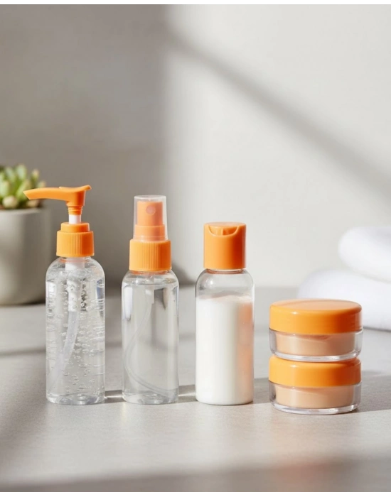 5Lİ SEYAHAT ŞİŞESİ TURUNCU