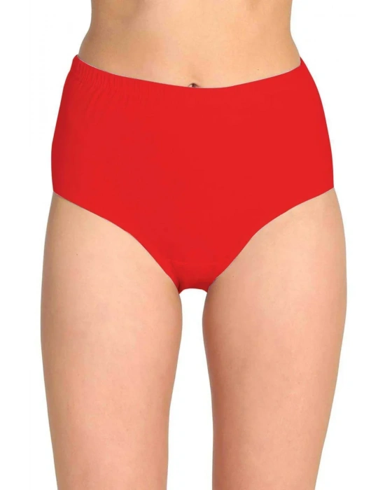 6 Adet Tutku Kadın Yüksek Bel Bato Kalın Lastik Külot S1