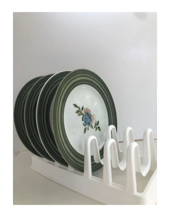 6 Bölmeli Tencere Kapak Rafı - Tencere Kapak Organizeri