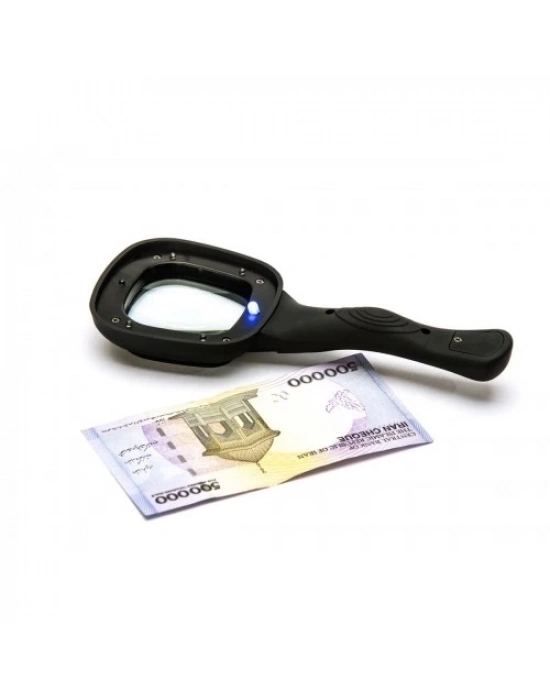 6 Ledli Ve Mor Işıklı Büyüteç 60mm