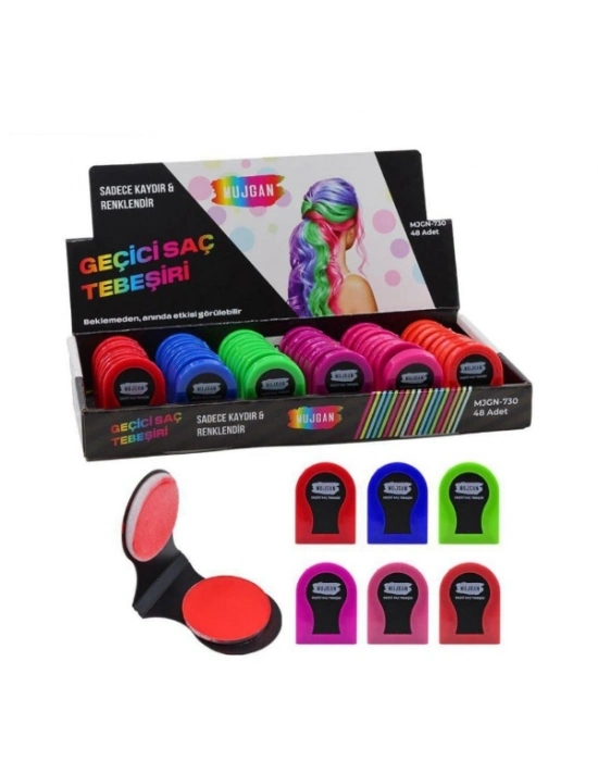 6lı Geçici Saç Tebeşiri Seti