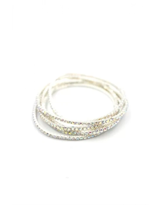 6lı Lastikli Bileklik - ÇOK RENKLİ