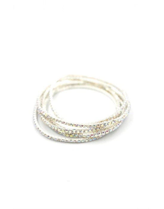 6lı Lastikli Bileklik - ÇOK RENKLİ