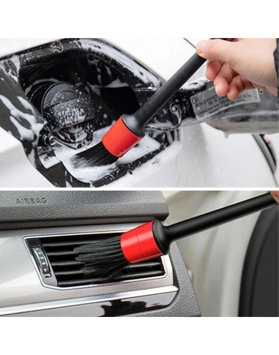 6 Parça Araç Detaylı Temizlik Fırçası İç Dış Temizlik Fırça Seti