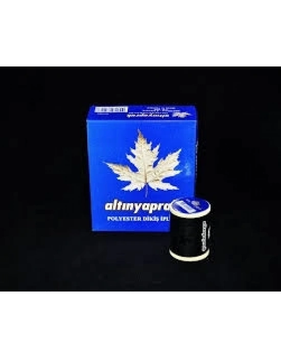 Altınyaprak ( 6pcs ) ( Siyah ) ( 900 Mt ) Dikiş İplik*100