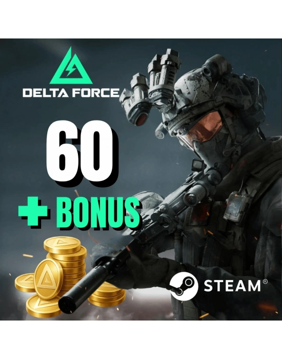 60 + Bonus Delta Coins Steam