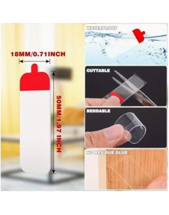 60 Parça Kolay Açılır Güçlü Çift Taraflı Bant 18mm*50mm