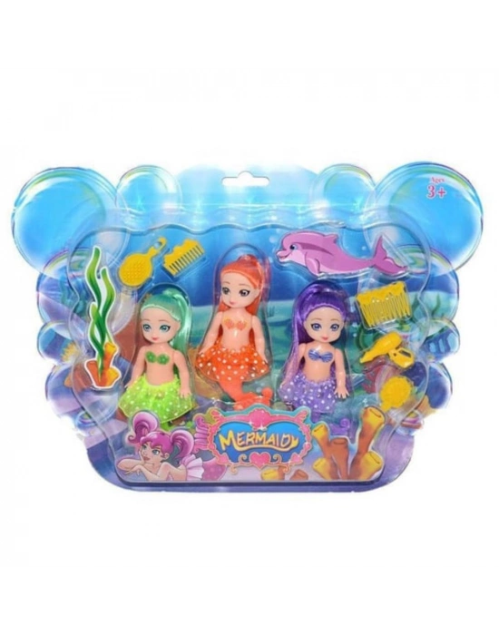 6021 - DENİZ KIZI AKSESUARLI 3 LÜ KARTELA