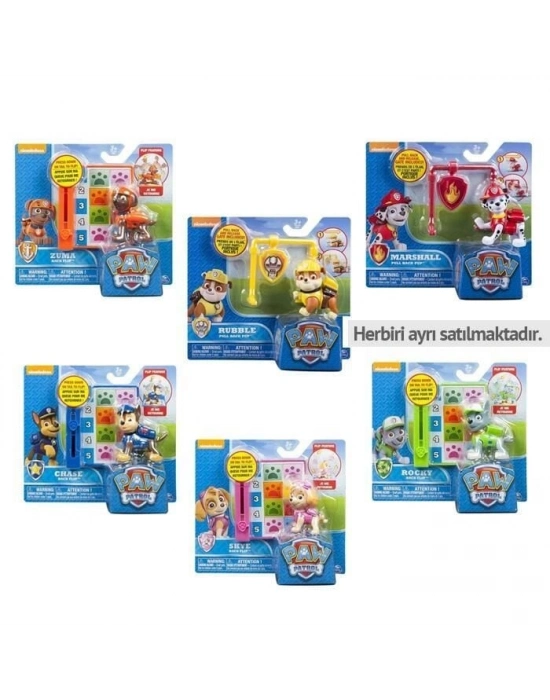 6022626 - PAW PATROL KAHRAMANLAR TEKLİ FİGÜR 6 AST