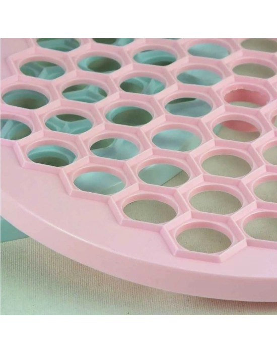 ®  61 Bölmeli Petek Şekilli Pratik Mantı Kesici  Açma Kalıbı Mantımatik