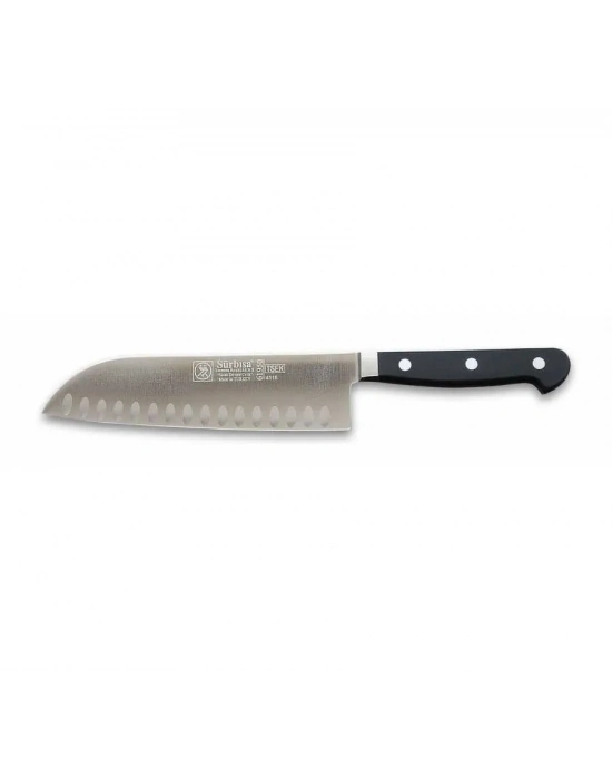 61950 - Sıcak Dövme Oluklu Santoku Şef Bıçağı 18 Cm
