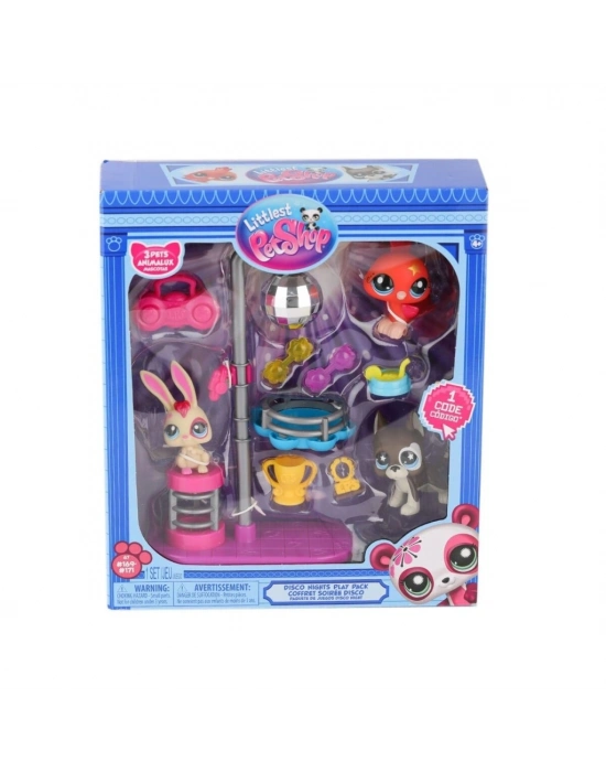 6377 SUN- LİTTLEST PETSHOP MİNİŞLER  DISCO NİGHT  OYUN SETİ