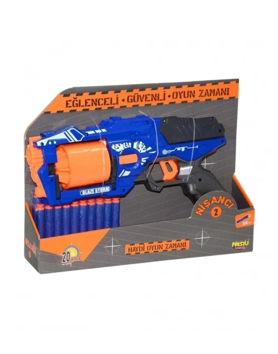 6464 - SÜNGER ATAN TABANCA REVOLVER 20 YEDEK MERMİ