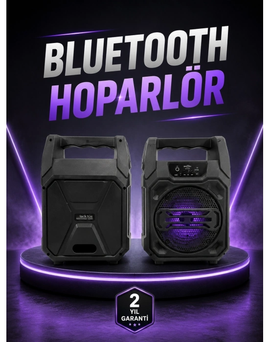 6.5 İnç Kablosuz Hoparlör Bluetooth Bağlantılı Yüksek Ses
