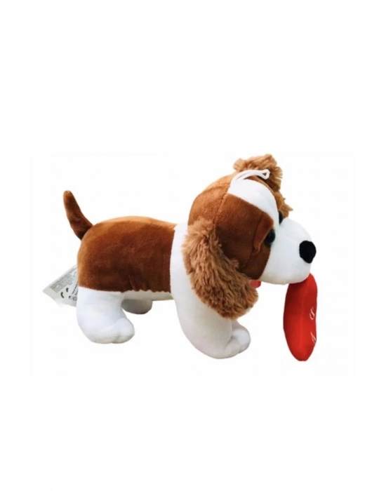 62876 Peluş 20 cm Kalpli Köpek